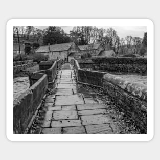 Stone bridge over the River Wye, Bakewell Sticker